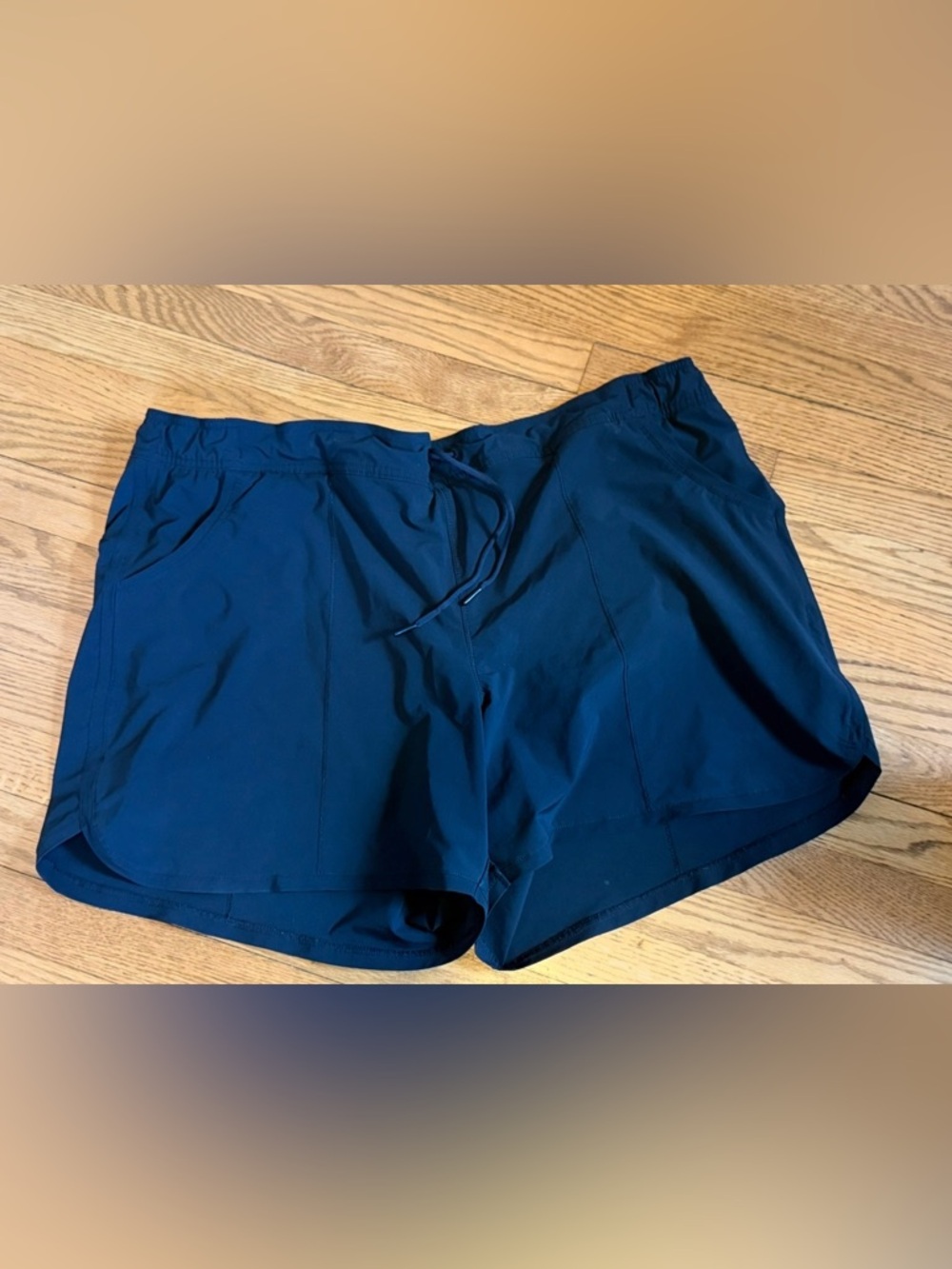 Lands’ End Sport Women’s Plus Swim Shorts Black 22W Built-In Bikini Bottom Draw